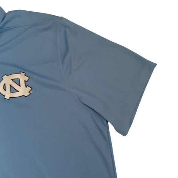 Nike Dri Fit Men's Size L Jordan UNC North Carolina Tar Heels Blue Polo Shirt - Picture 10 of 12